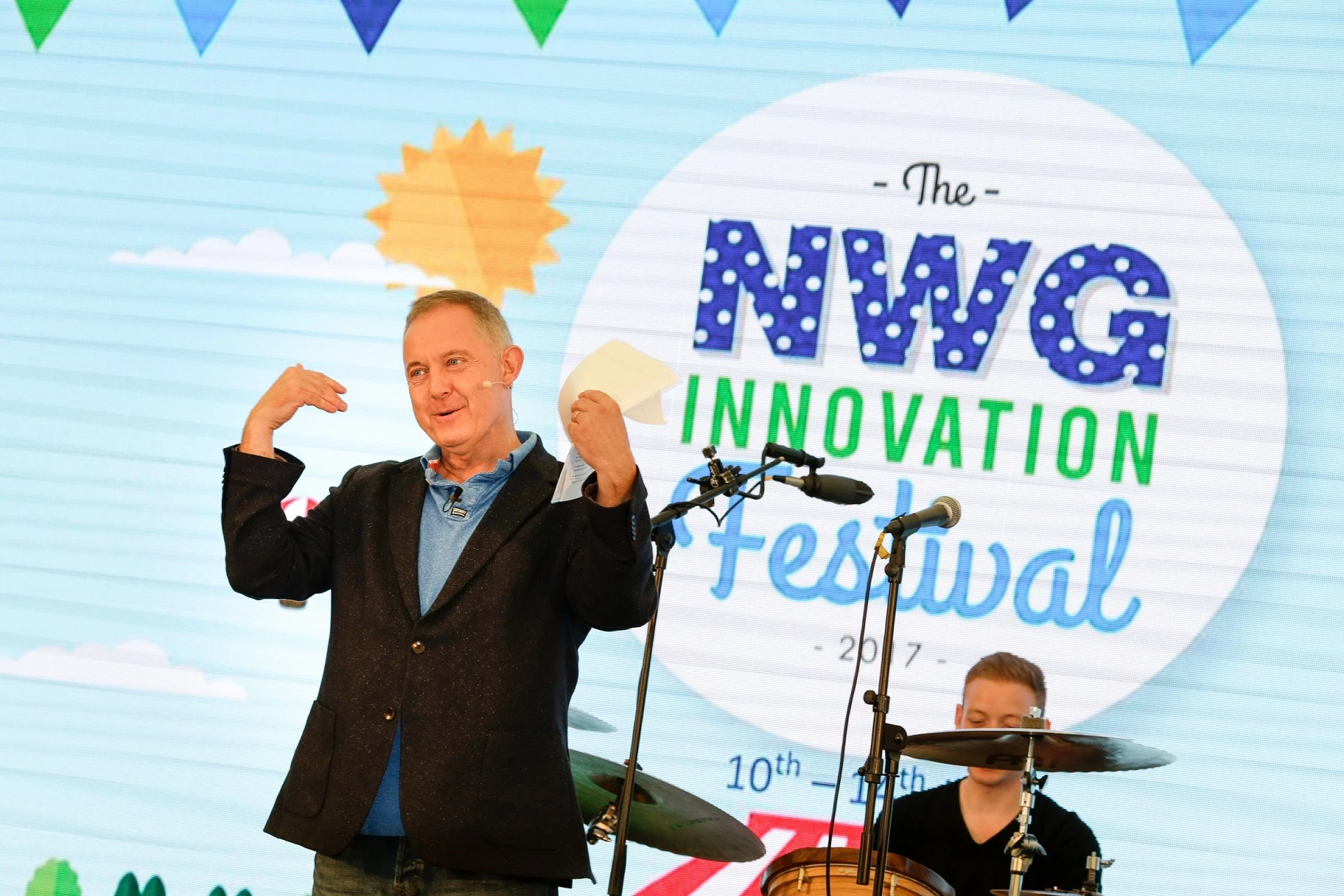 Northumbrian Water's Nigel Watson at the Innovation Festival 