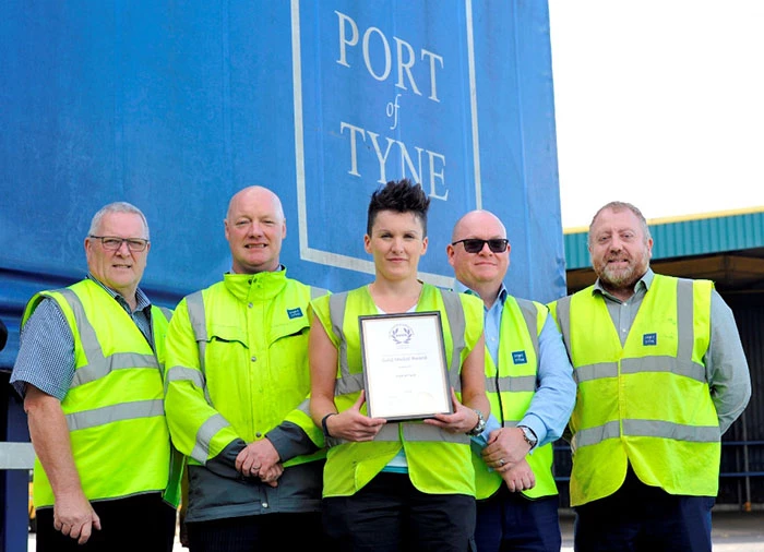 Port of Tyne pick up a gold medal in prestigious health and safety awards
