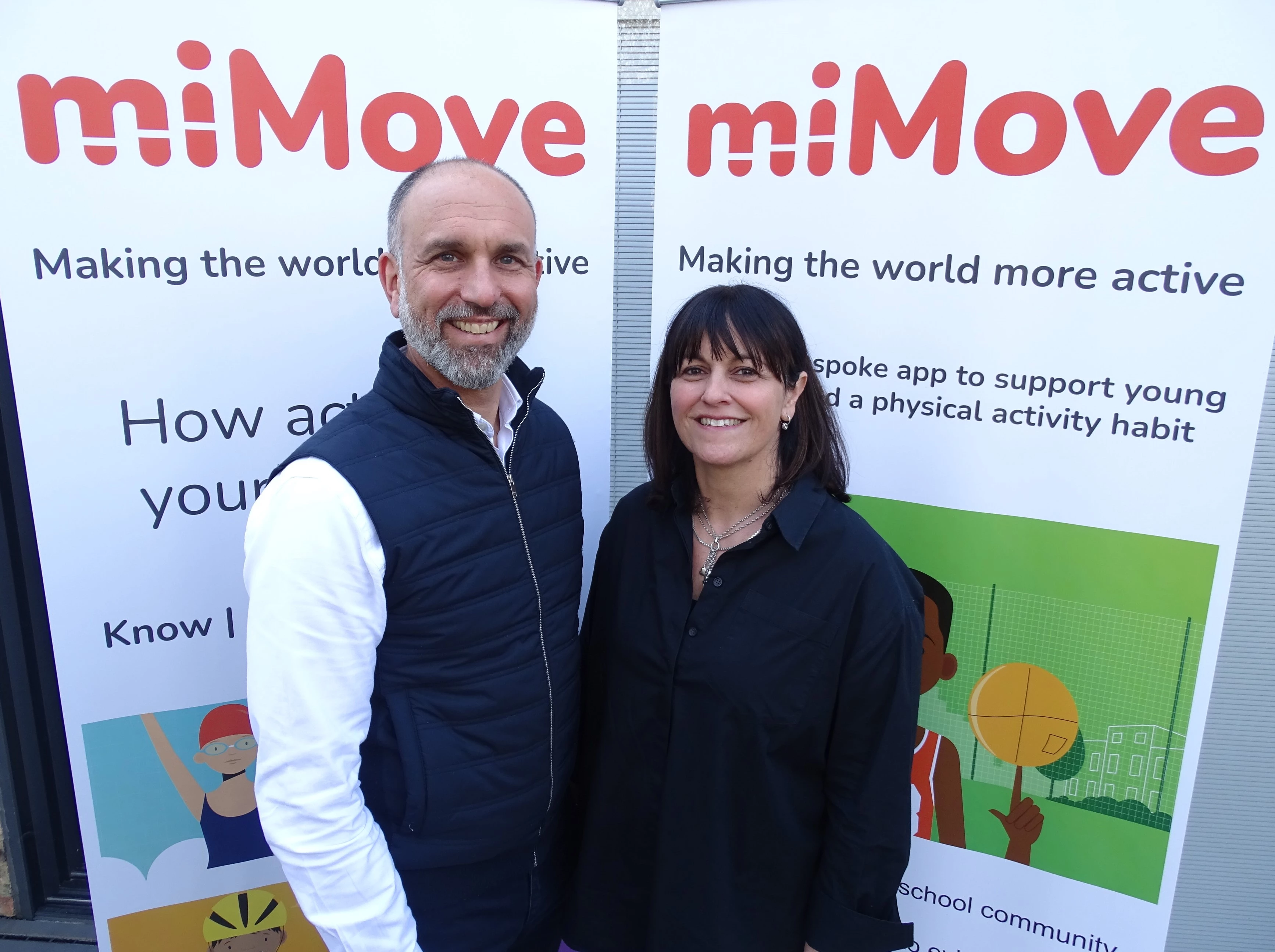 miMove founders Greg Dryer and Marcella Griso, finalists for the Tech Collaboration award at the West Midlands Tech Awards