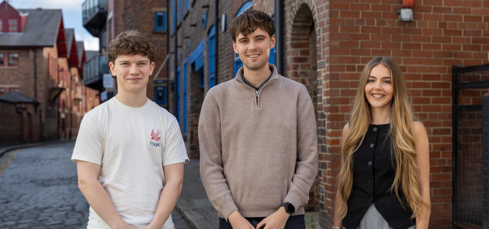 L-R Jasper Elliott, junior digital designer; Sam Ward, senior account executive; Natalia Okr_j, account executive.jpg
