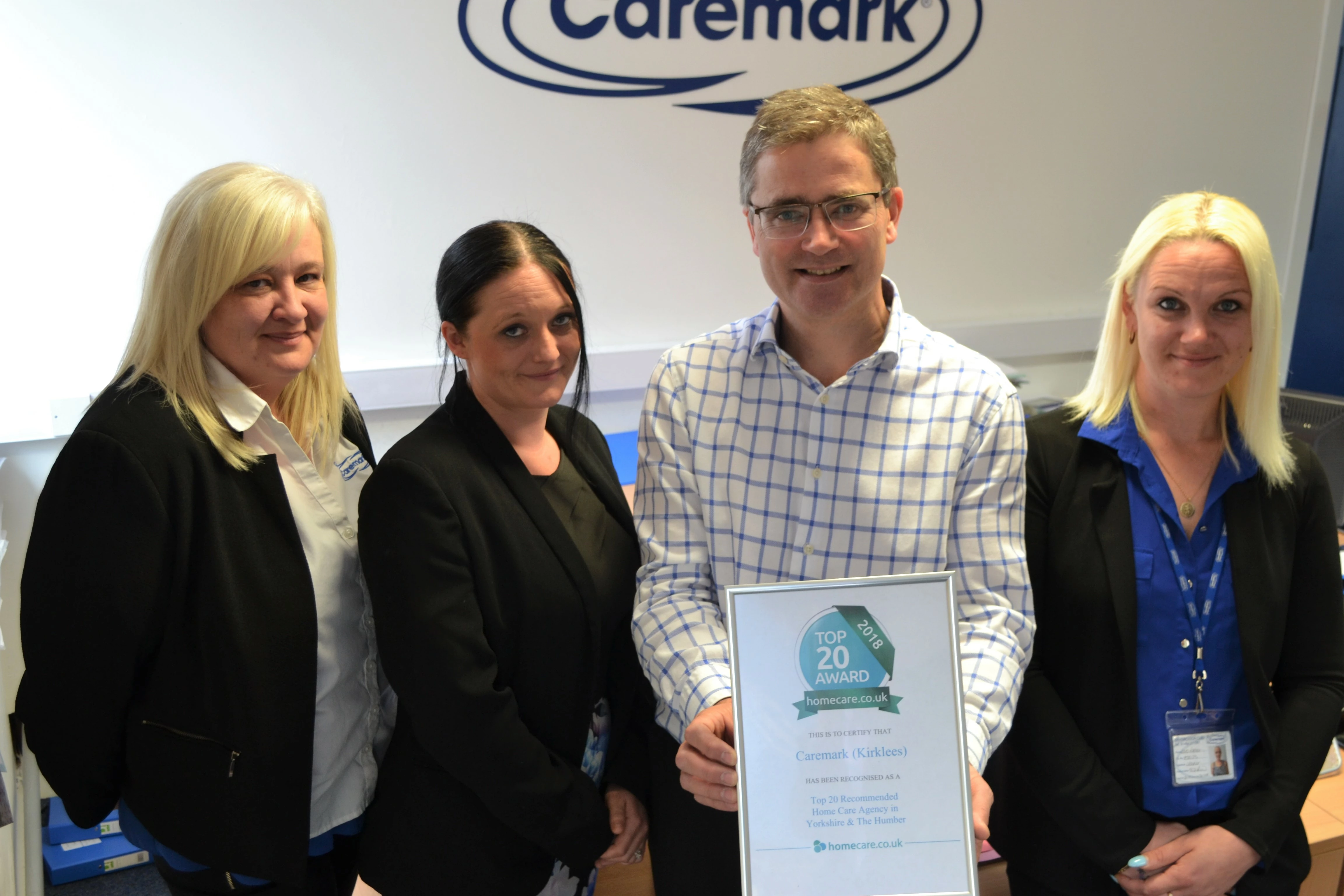 Caremark Kirklees Top 20 award