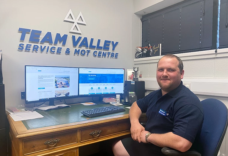 Martin Campbell, owner, Team Valley Service.