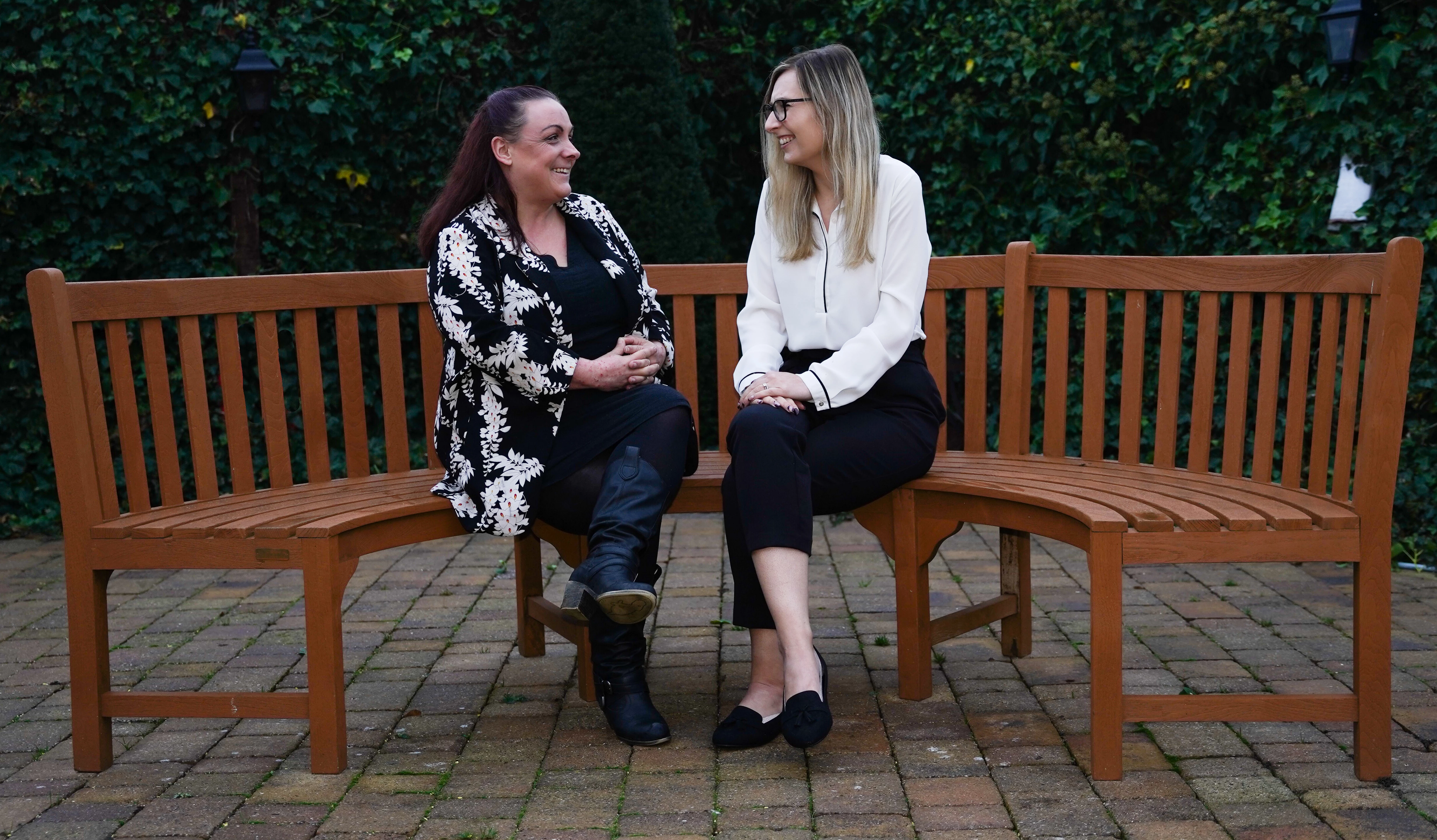Account manager Jenny Turton and brand and culture manager Natalie White