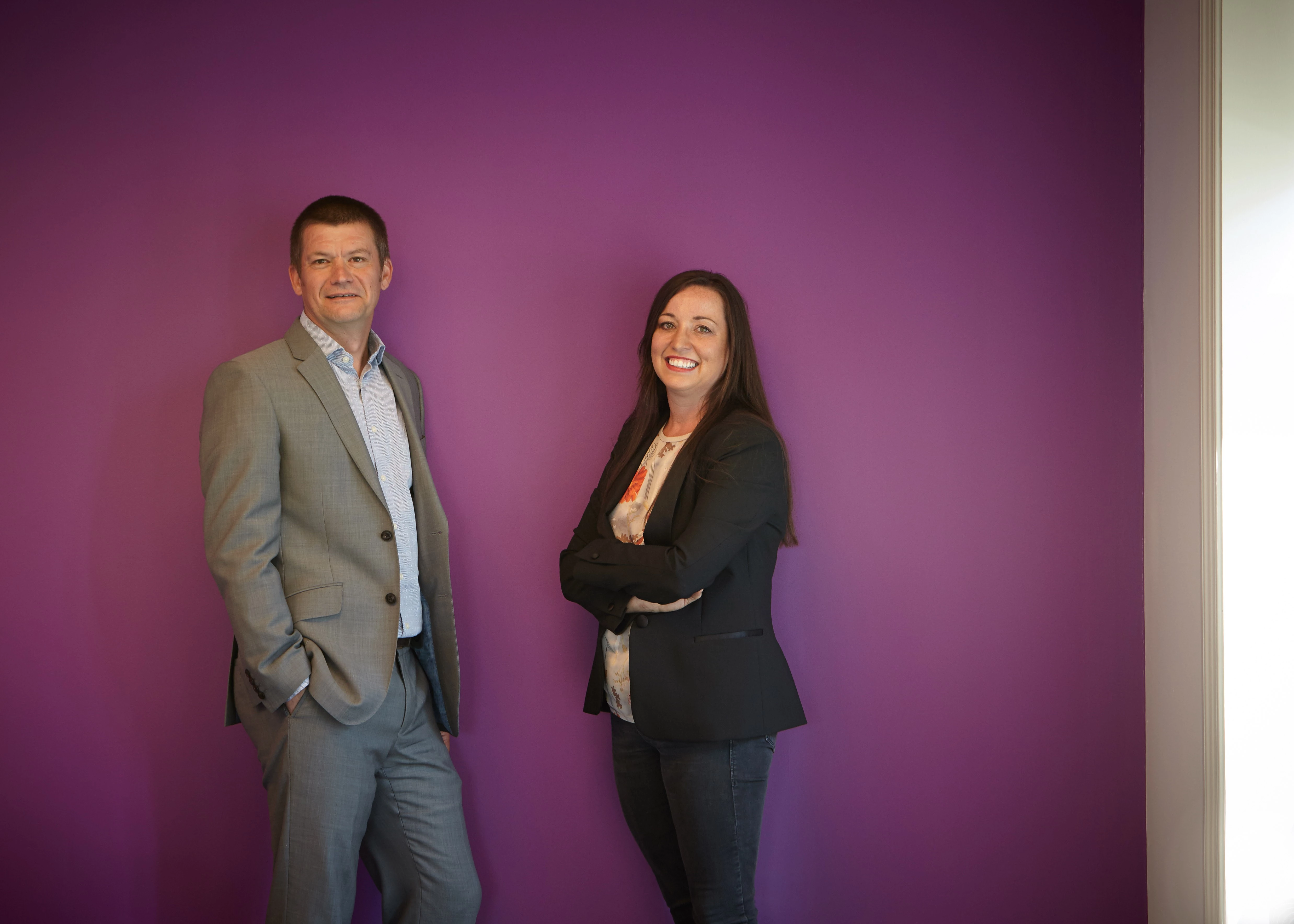 Martin Bown and Sara Crowther of My Accountant Management