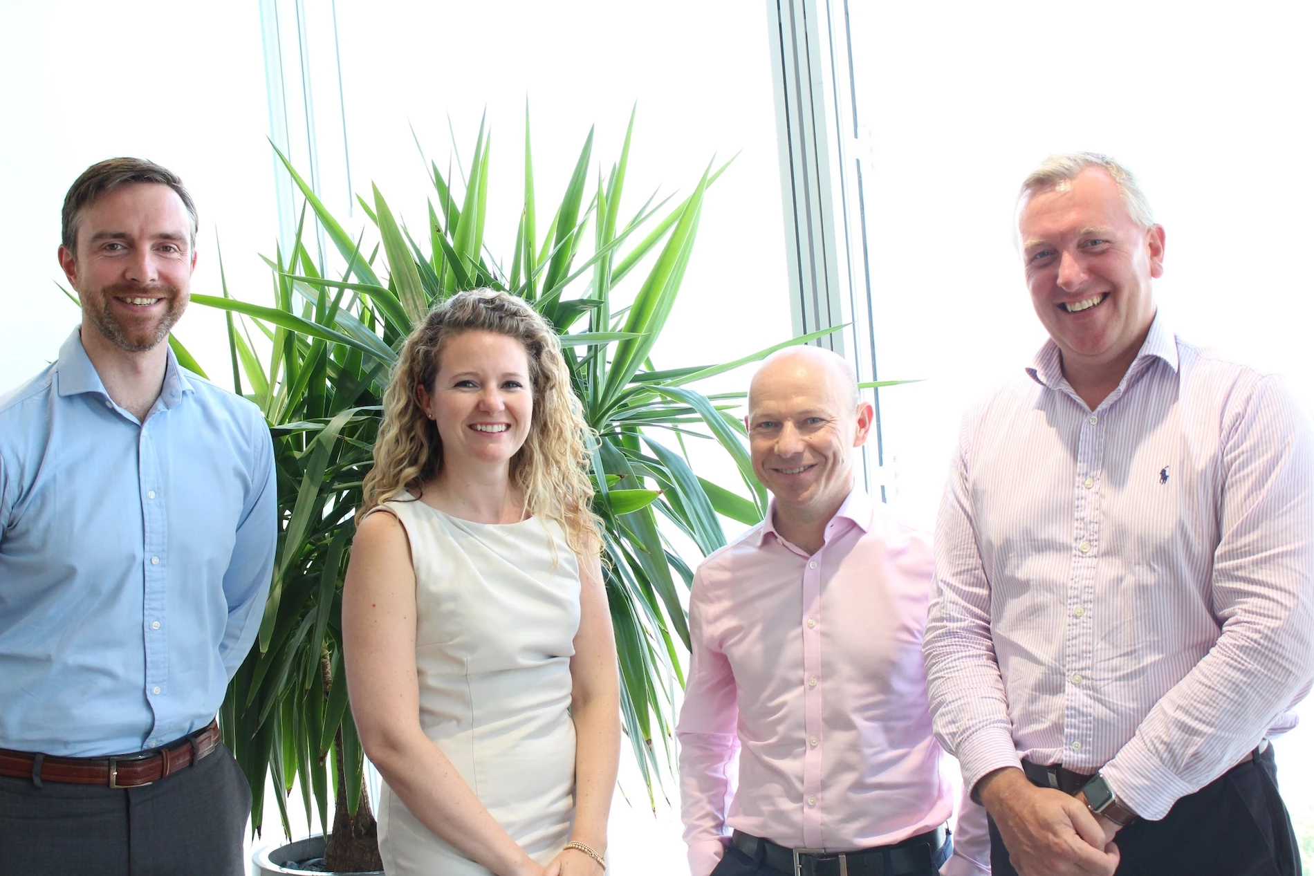 James Livingston and Amy Crofton of Foresight with David Harrop and Nick Smith of Reward.