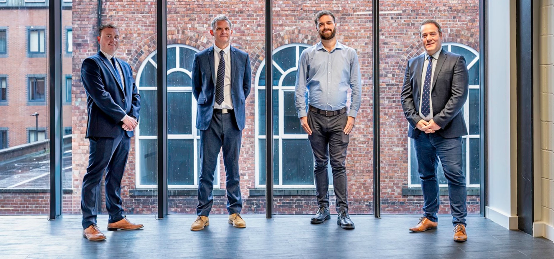 Alex Carter, Max Bertin, Dominic Fernandes and Martin Smith of Lantern Building Consultancy at Generator Studios