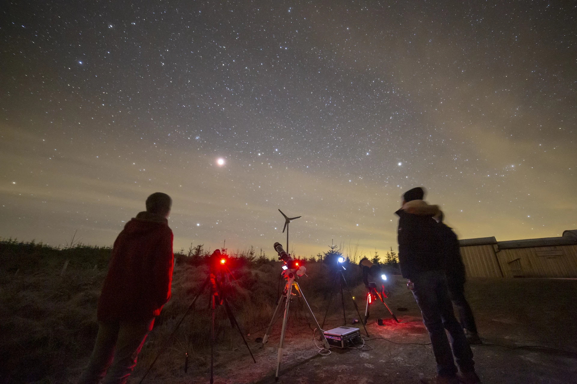 Stargazing at the Kielder Observatory – the Astronomical Society has benefitted from the Northumberland COVID Business Response Programme