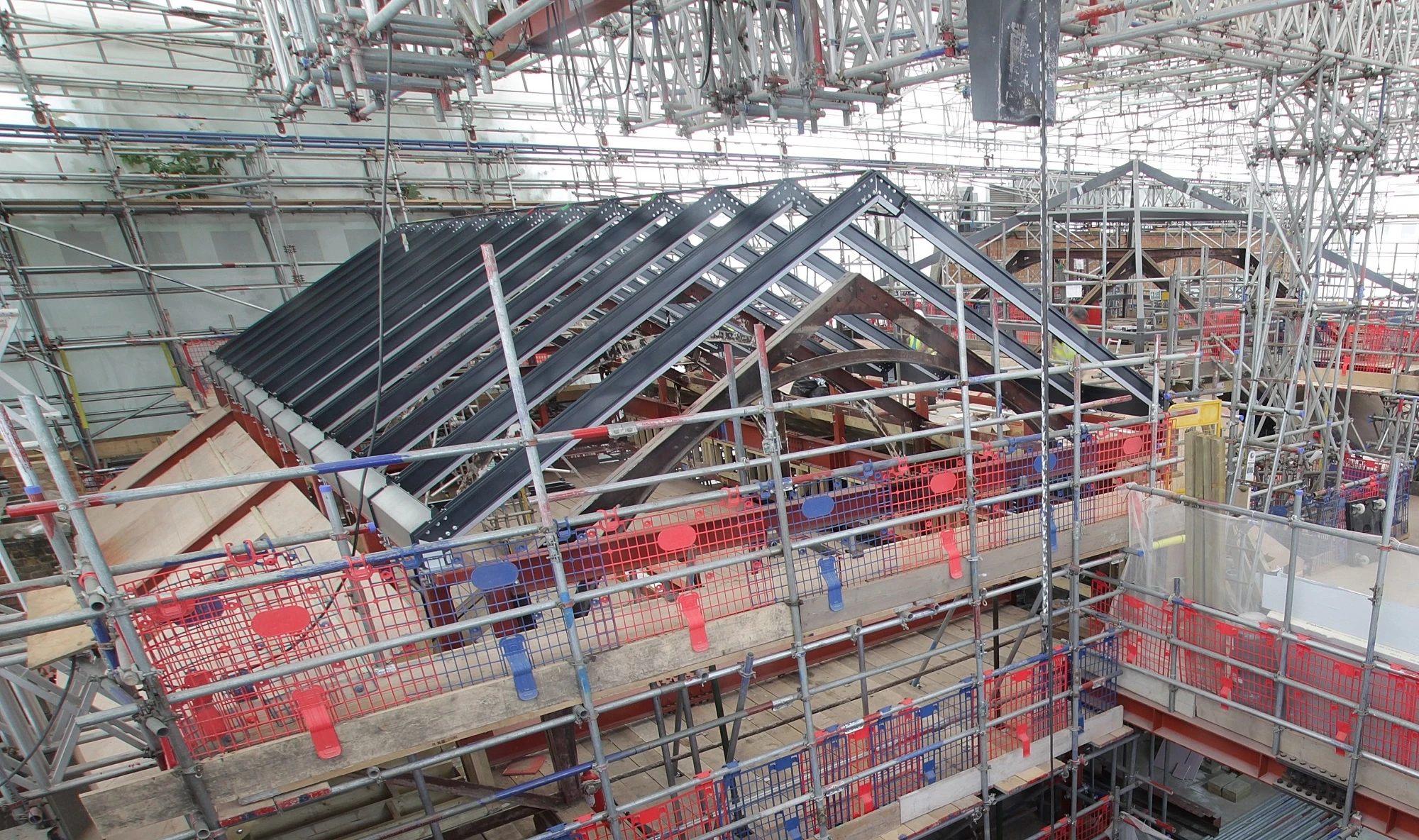 BAFTA is installing eyrise glass to provide instant solar shading for two restored Victorian rooflights on a newly constructed top floor.