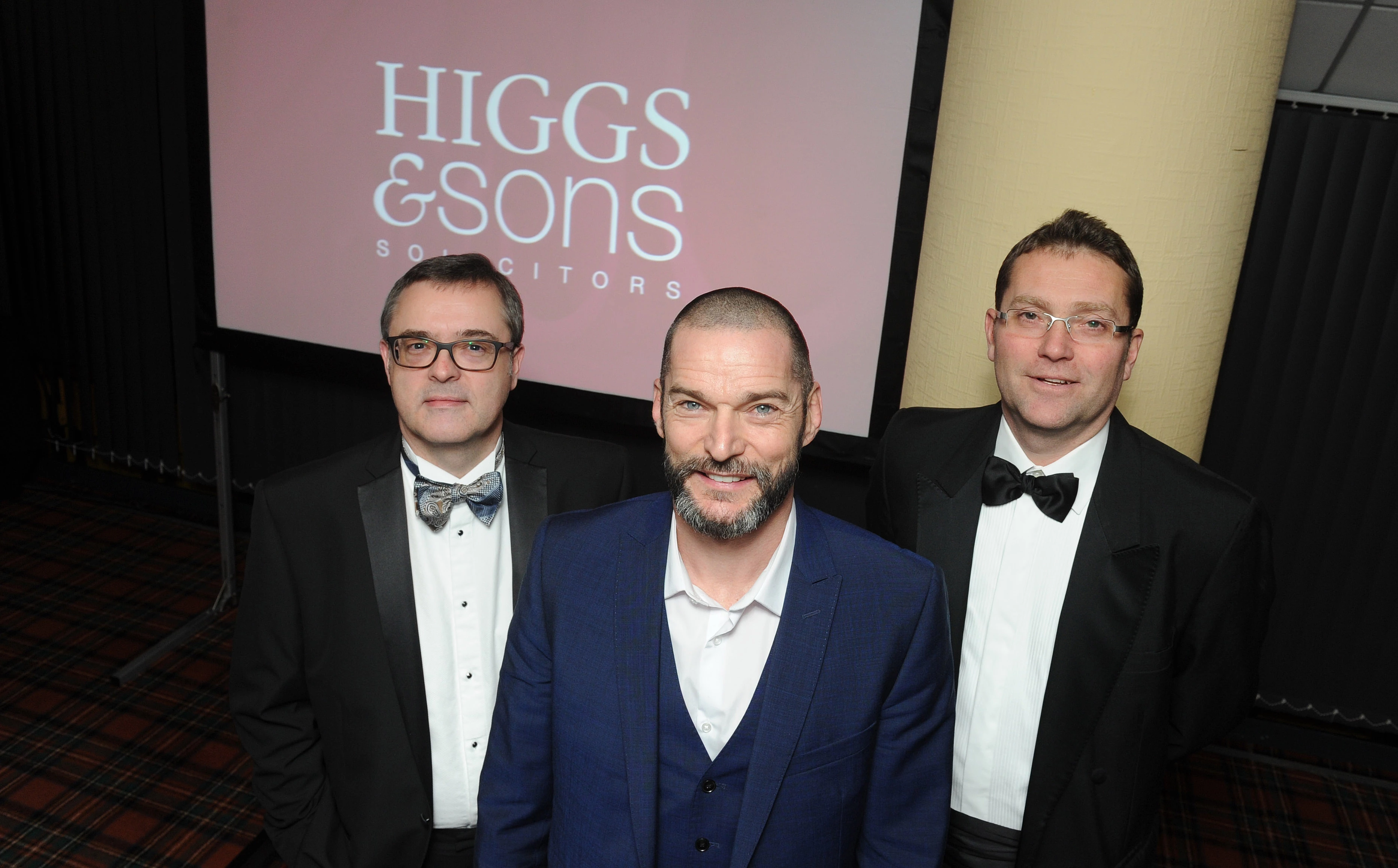 Paul Hunt, Higgs & Sons Managing Partner; Fred Sirieix; Nick Moxon, Senior Partner at Higgs.
