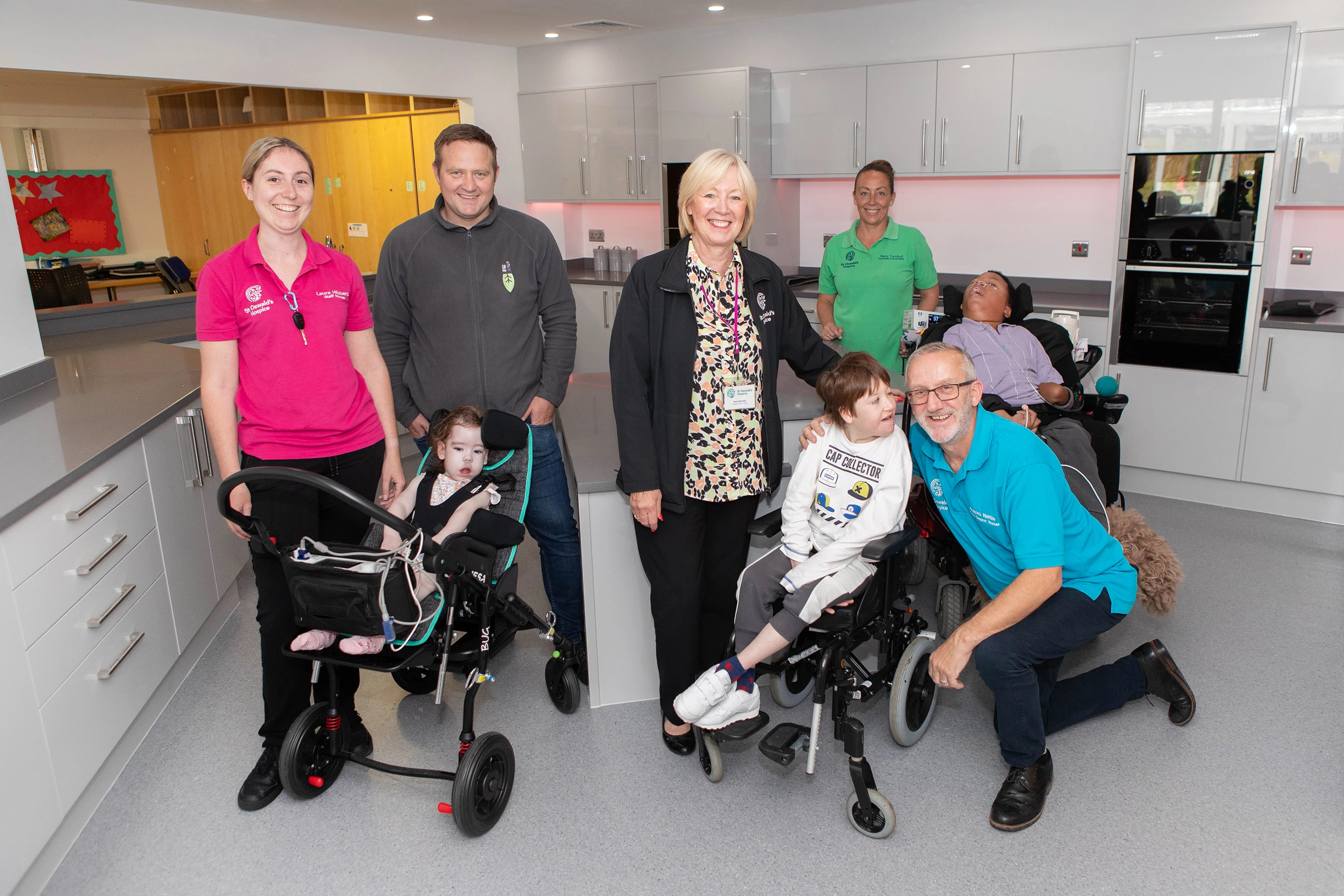 NBMS has worked with St Oswald’s Hospice, in Gosforth, to revamp the kitchen in its children and young adults service area