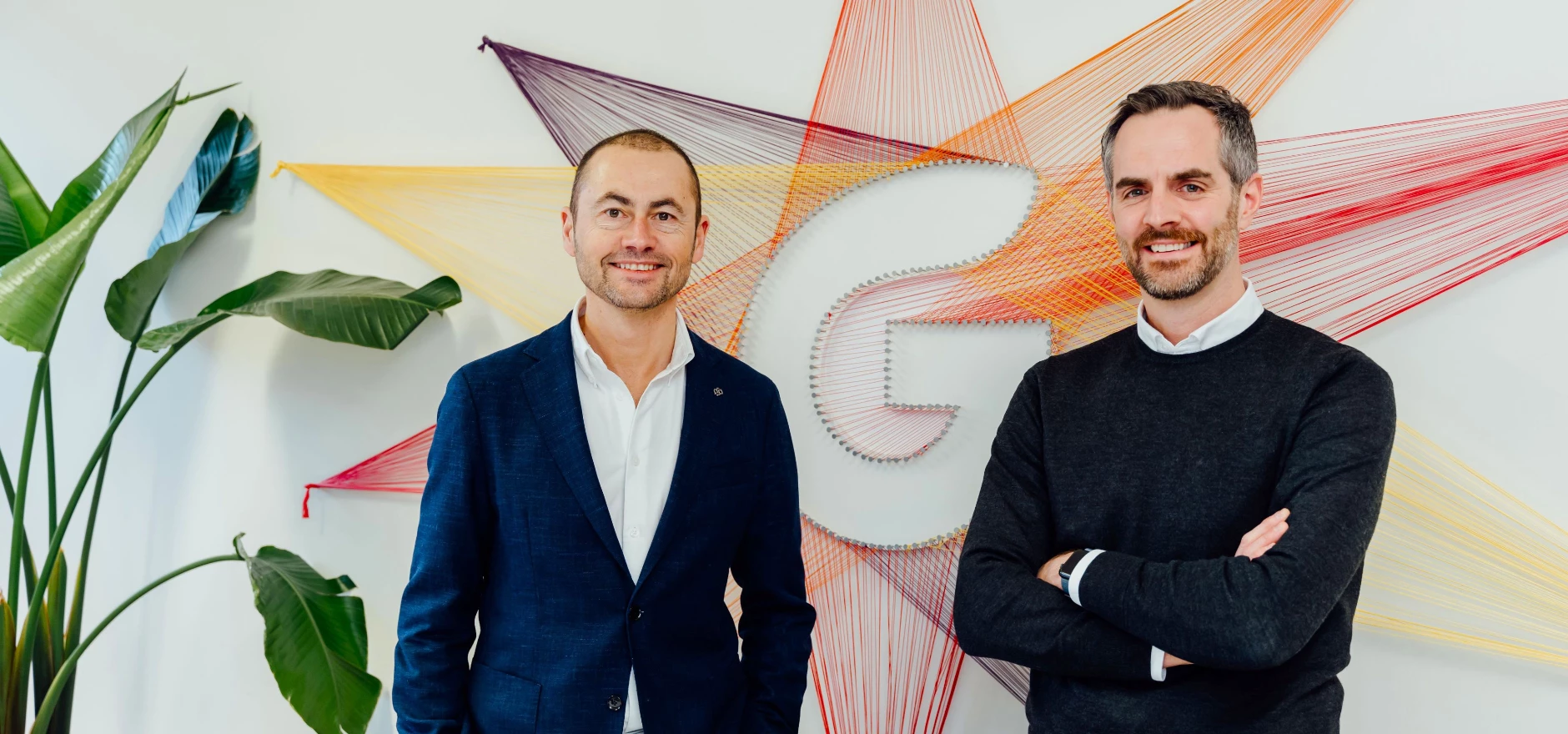 Deal makers - JMG Group's CEO, Nick Houghton (left) and Gordons corporate partner, Duncan Firman.JPG