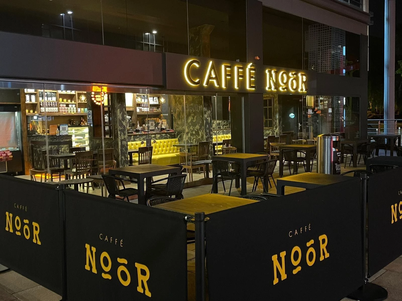 Wakefield's Caffe Noor, situated in Trinity Walk