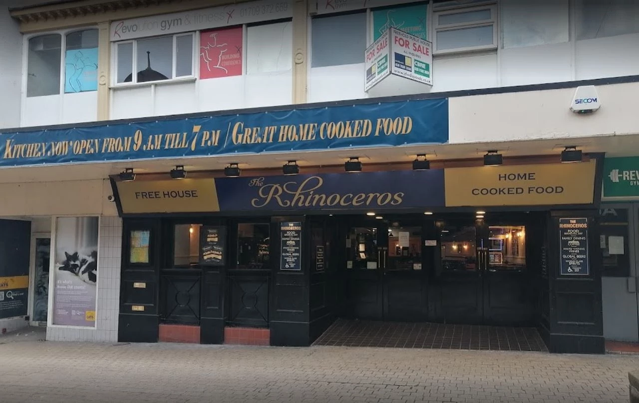 The Rhinoceros pub in Rotherham, up for auction with Pugh