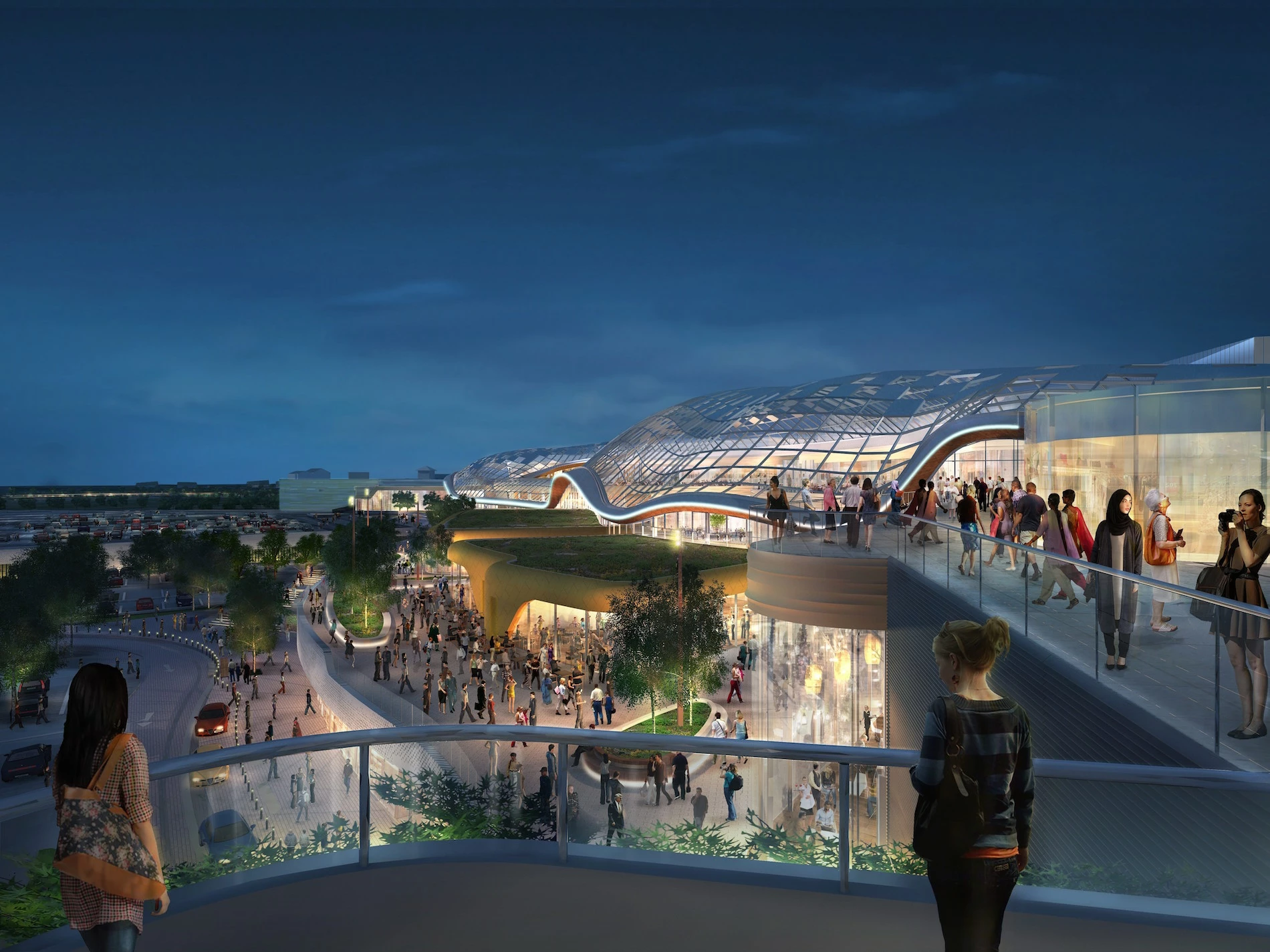 Meadowhall/Leisure Hall expansion.