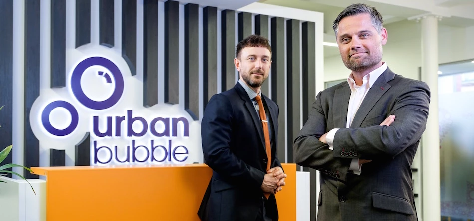 Adam Husband of FW Capital (left) with urbanbubble's Michael Howard