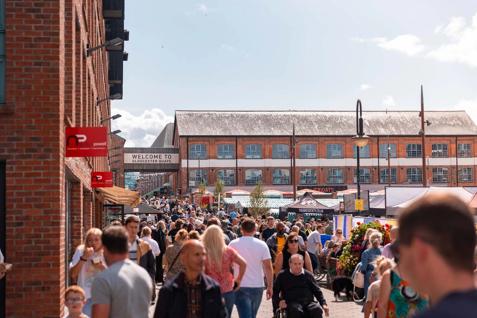 Food festival at Gloucester Quays
