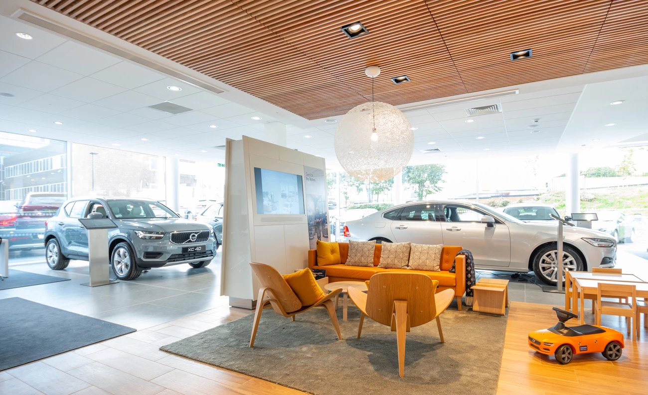 Endeavour's brand new Volvo Retail Experience in Chiswick.