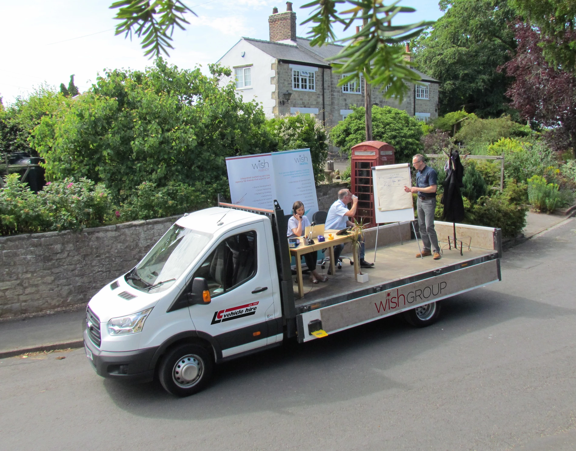Wish moving to larger premises.
