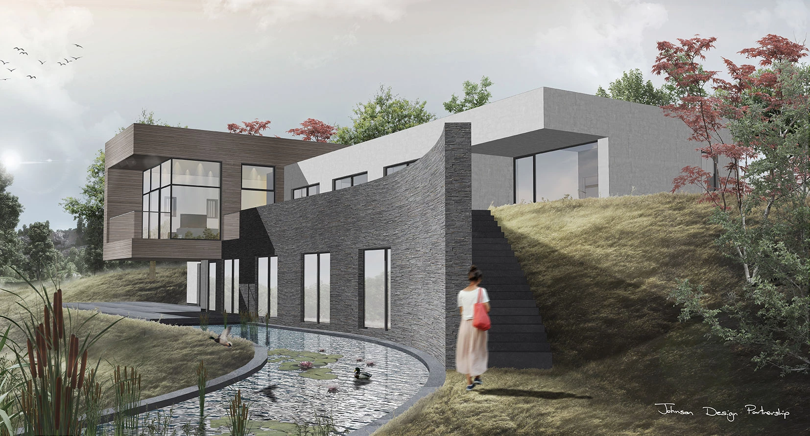 Visual of how the Passive House will look 