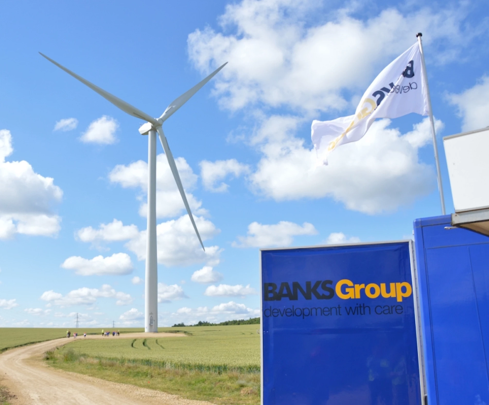  Banks Renewables' Hook Moor wind farm near Leeds
