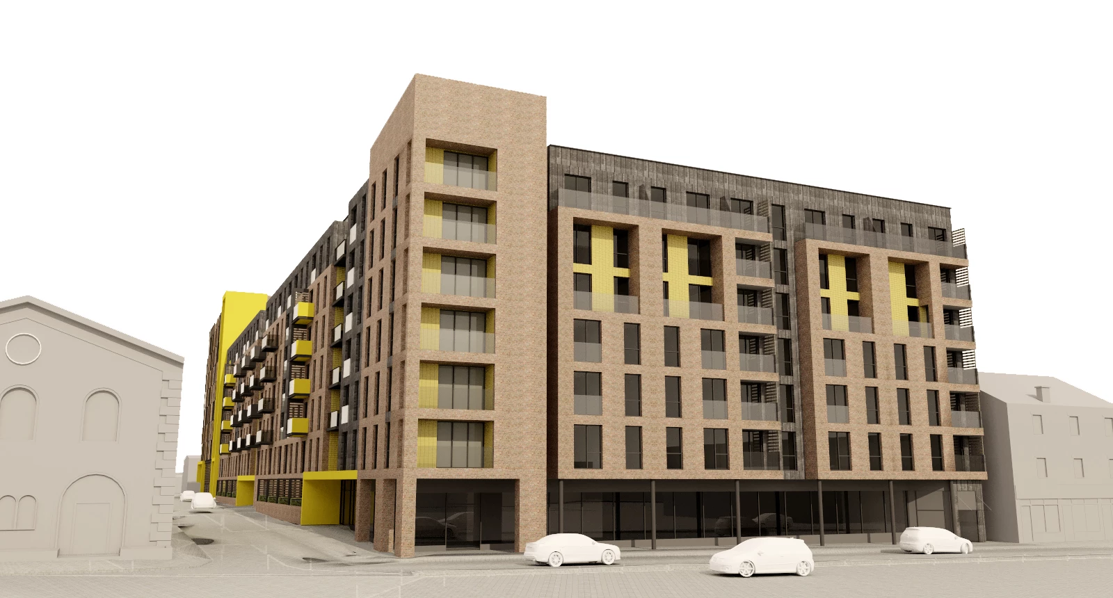 How the John Street apartment building will look.