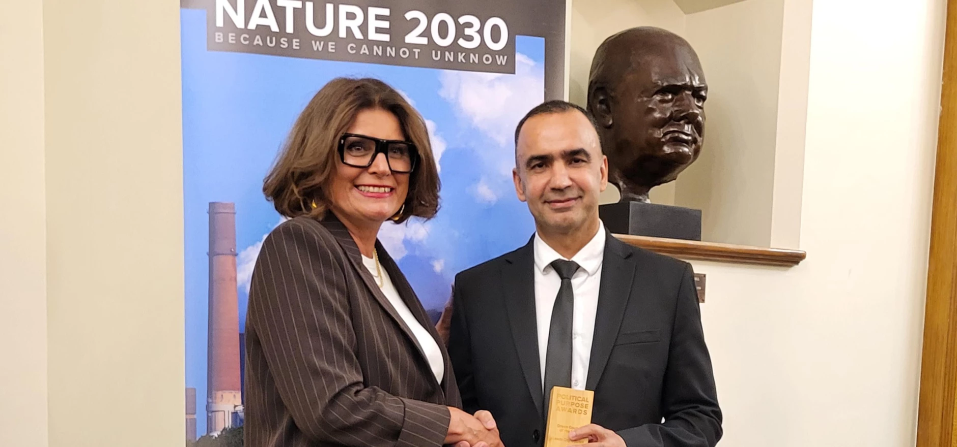 Alison Ogden-Newton OBE, KBT CEO, with Cllr Rafique.jpg