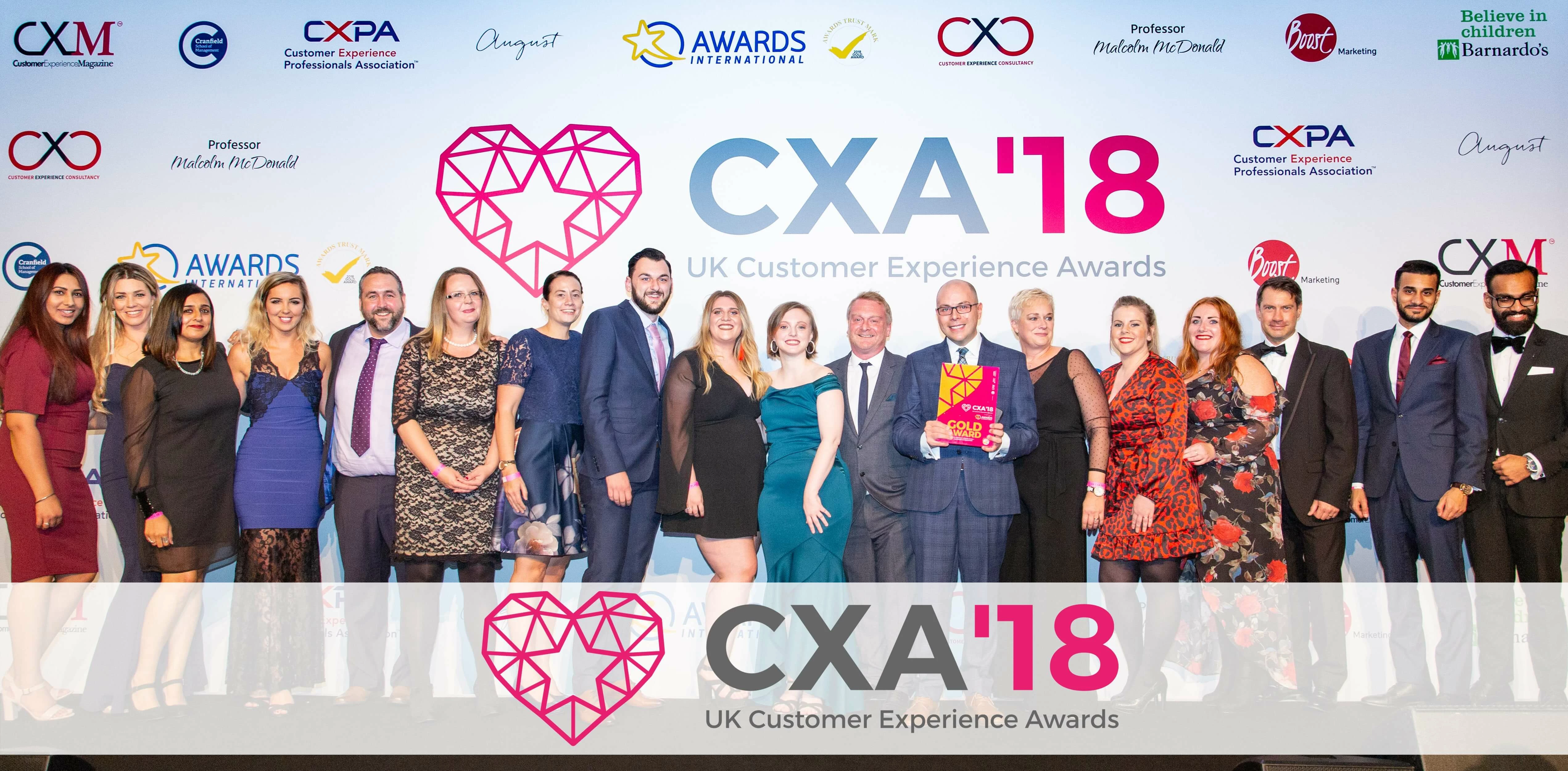 SearchFlow celebrates at the UK CXA 2018