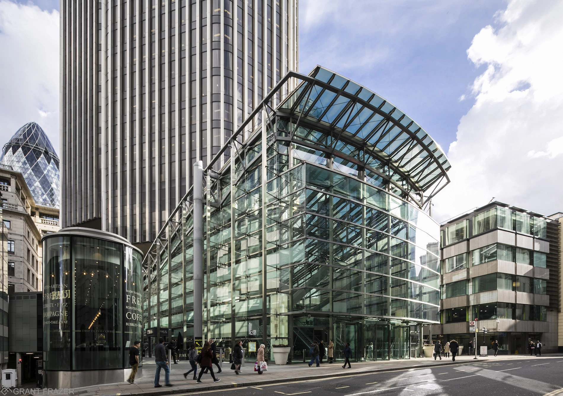 The main entrance to the Tower 42 Estate. 
