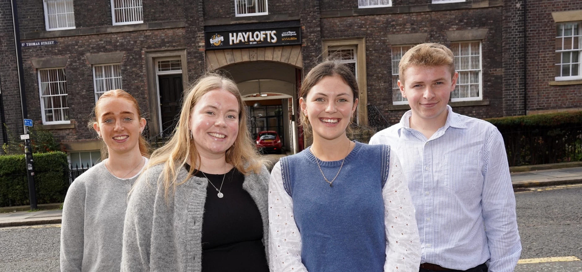 DPP Newcastle new recruits- (L to R) Eleanor Loughlin, Moira Maguire, Lauren Raeburn-Ward, Charlie Dixon.jpg