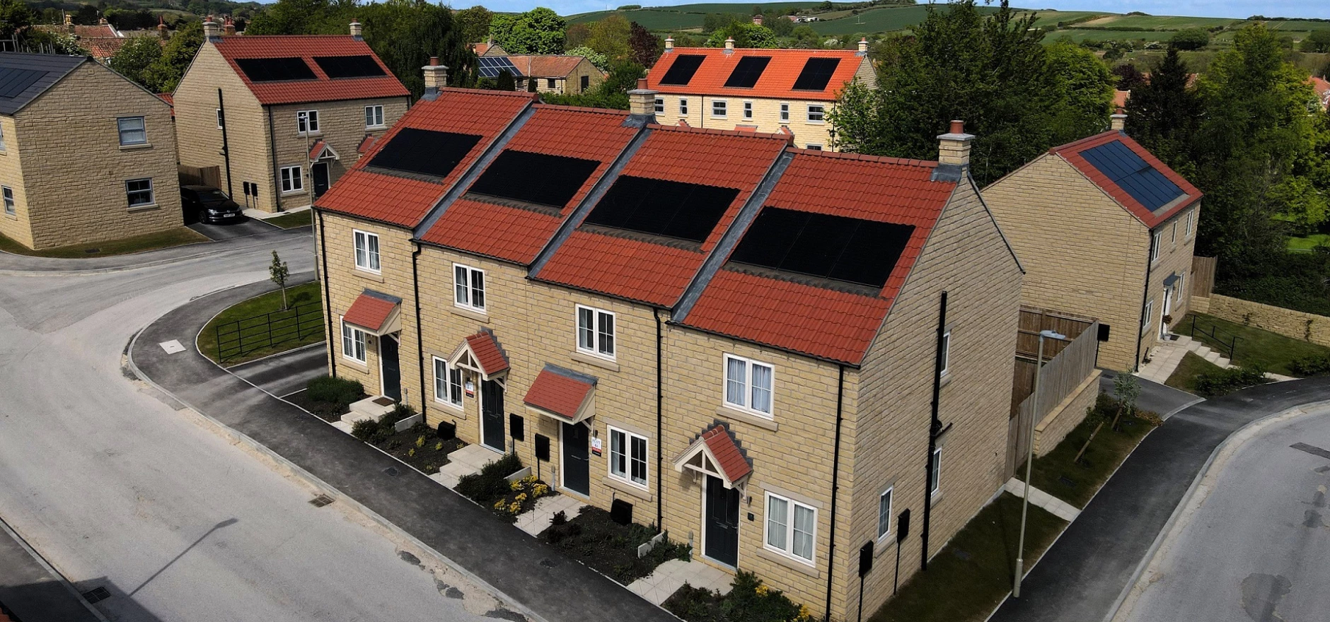 Homes glazed by EYG Commercial on the 'Coast' development in Burniston.JPG