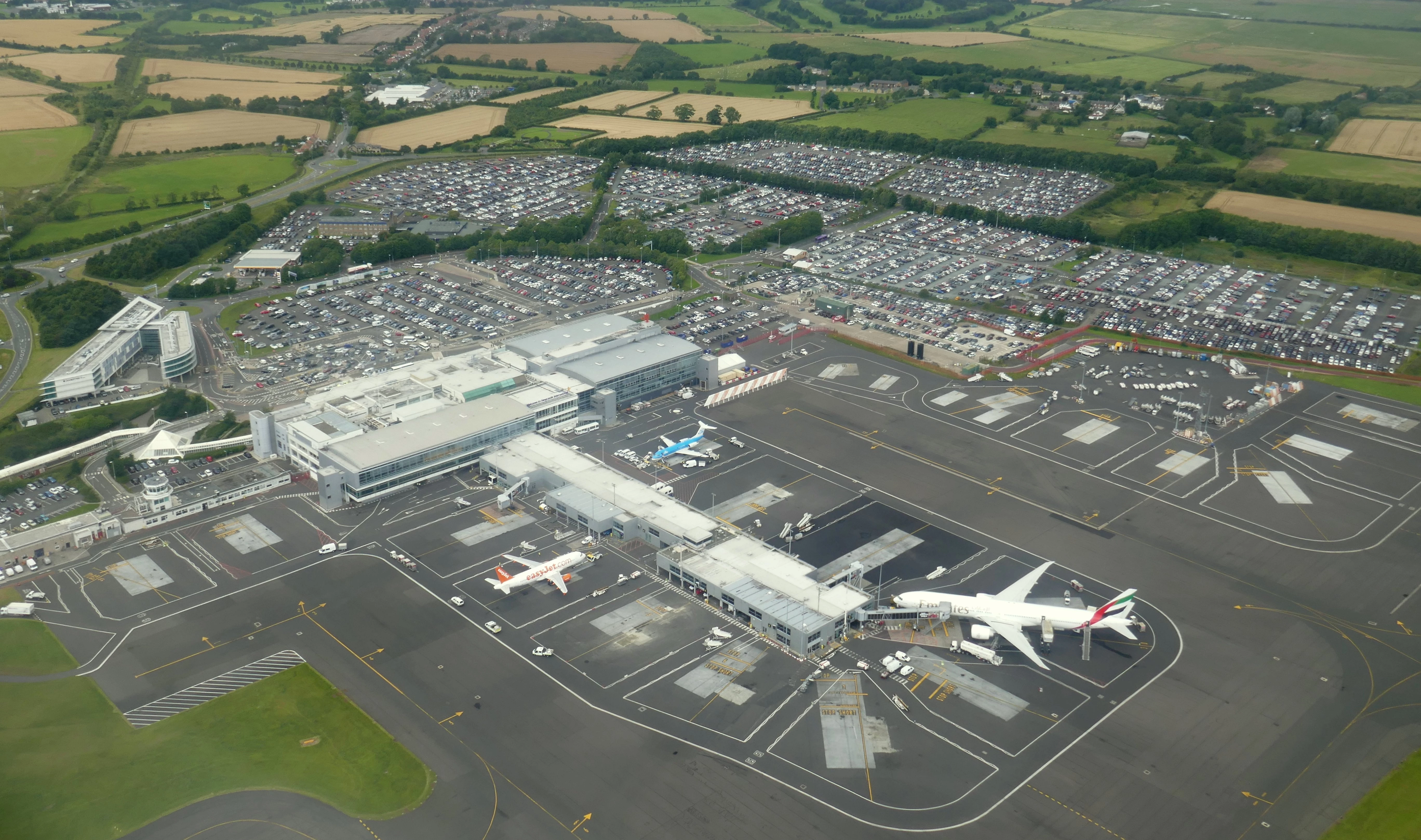 Newcastle Airport From Above