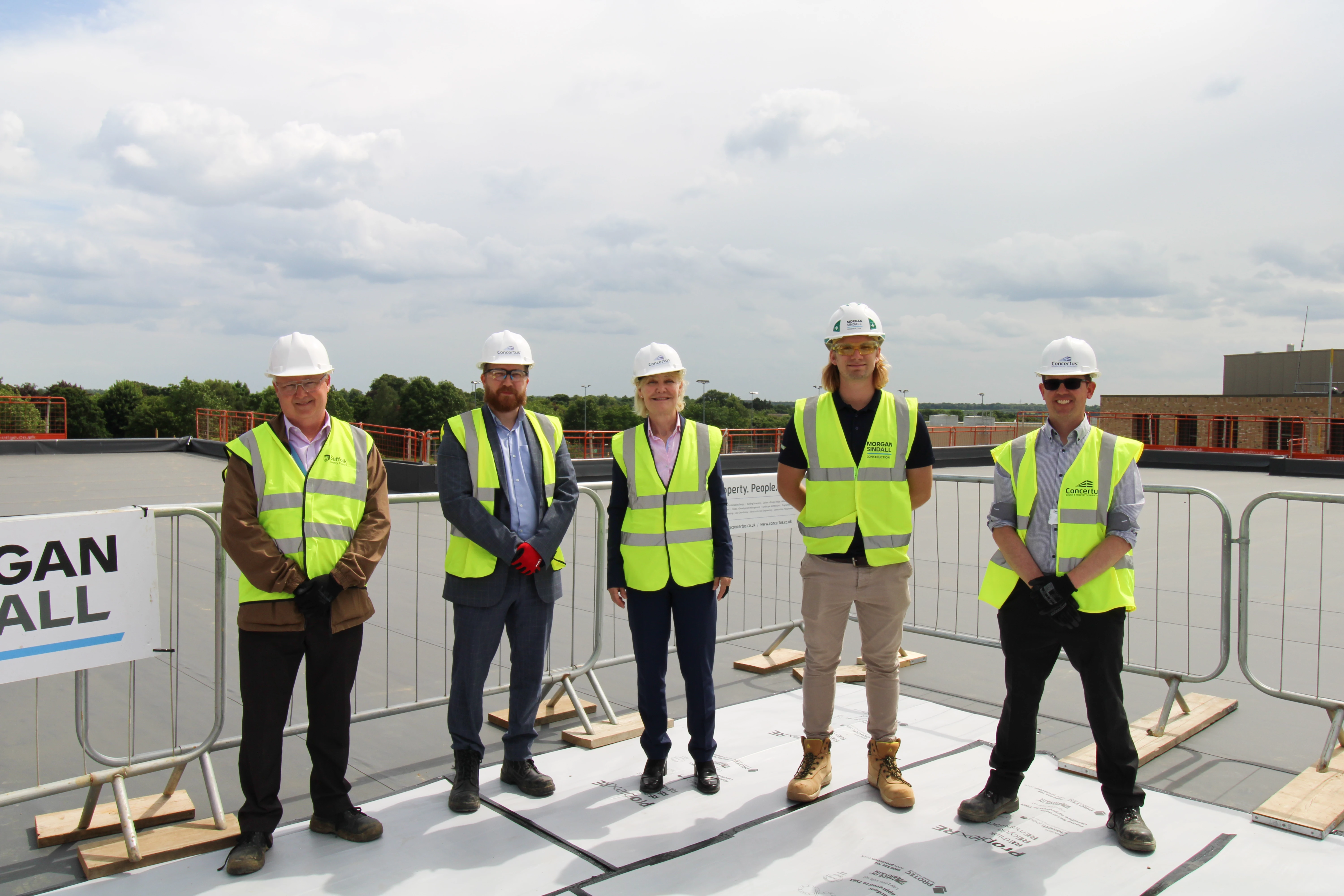 Chantry Academy topping out ceremony
