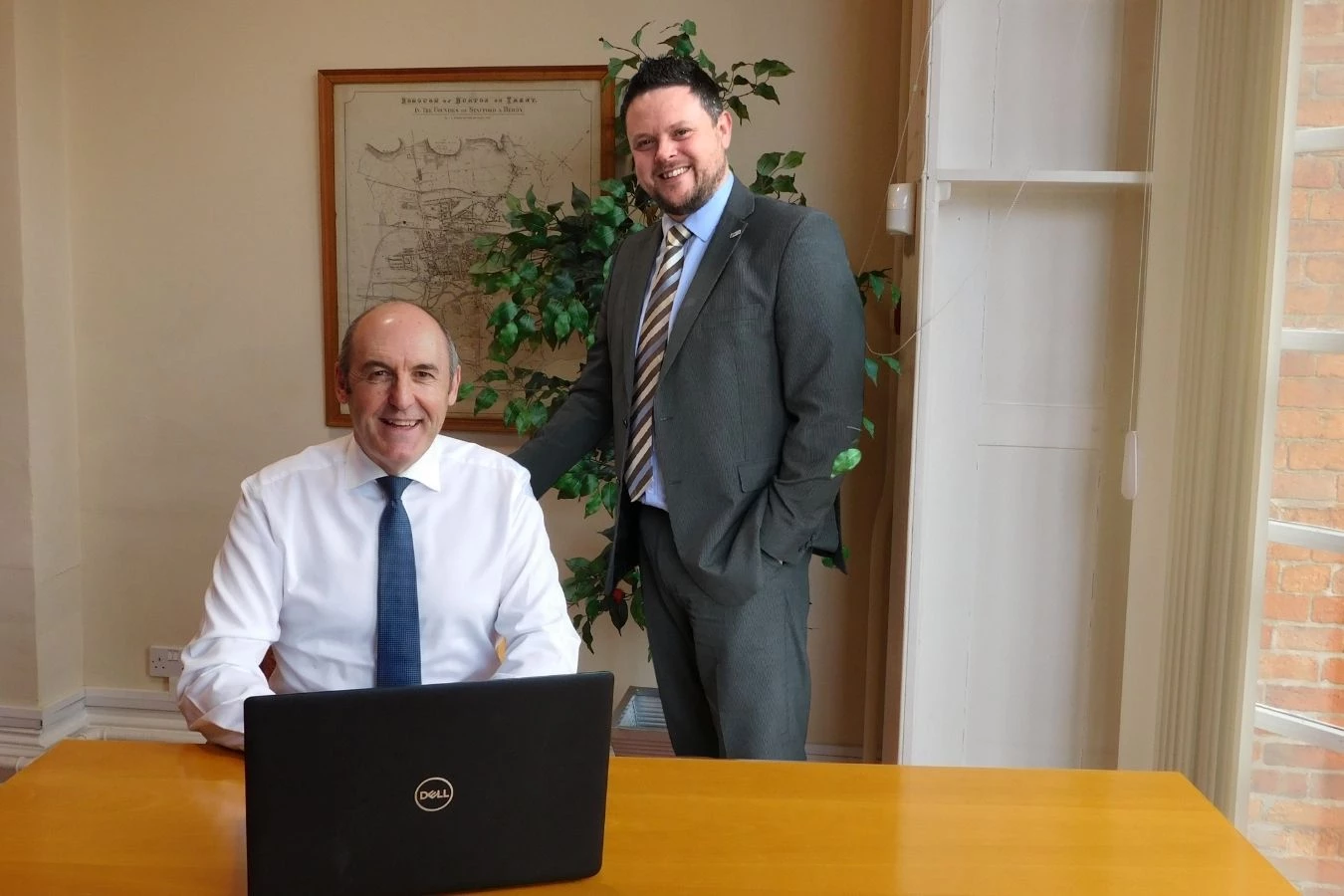 Wileman Sales Consultancy managing director Richard Wileman (left) with head of business development at BCRS Business Loans Andrew Hustwit (right)