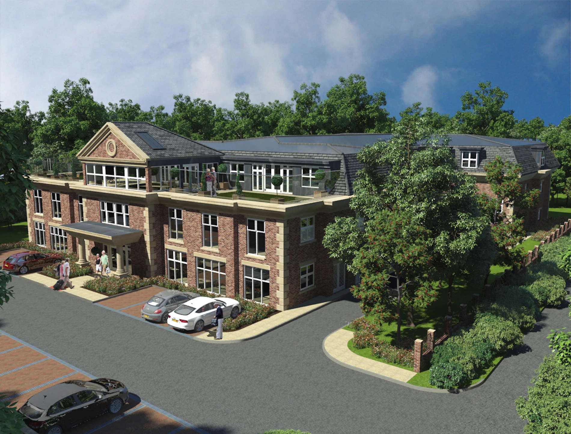 The planned Tranby Park Nursing Home in Hessle.