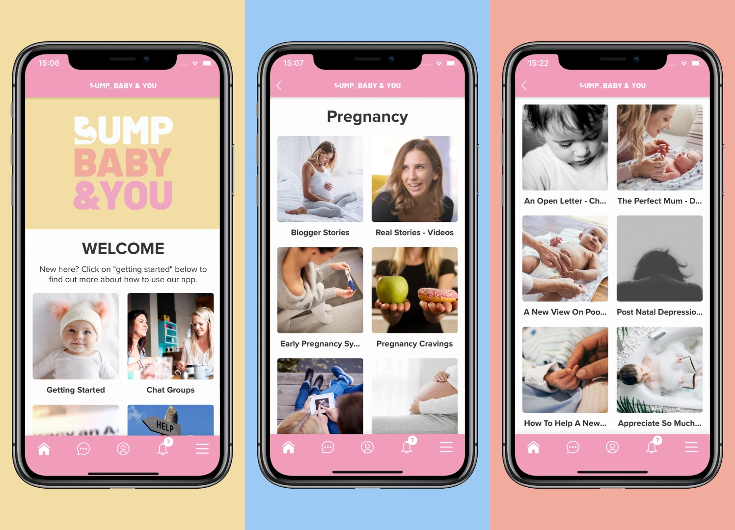 Bump, Baby & You app