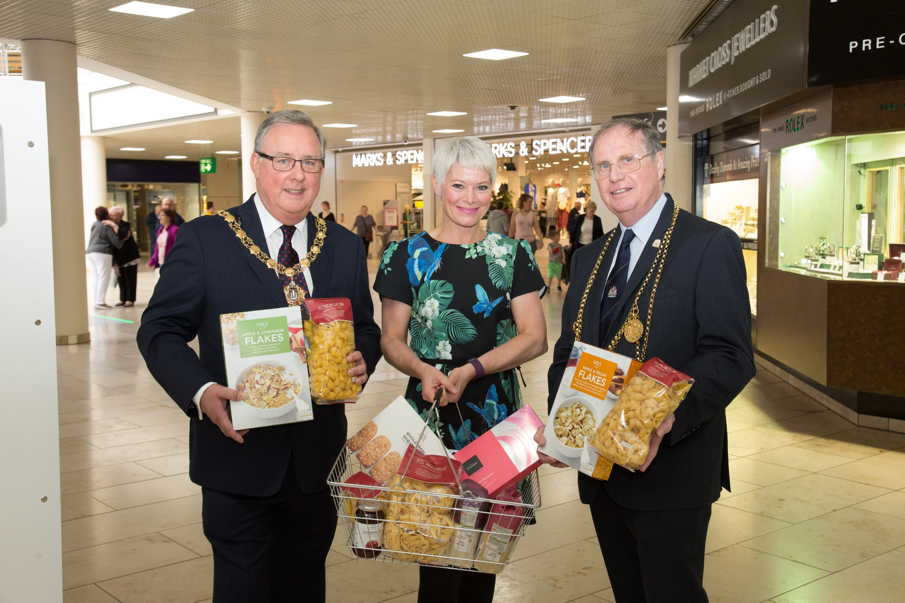 Food bank donation box arrives at intu Metrocentre