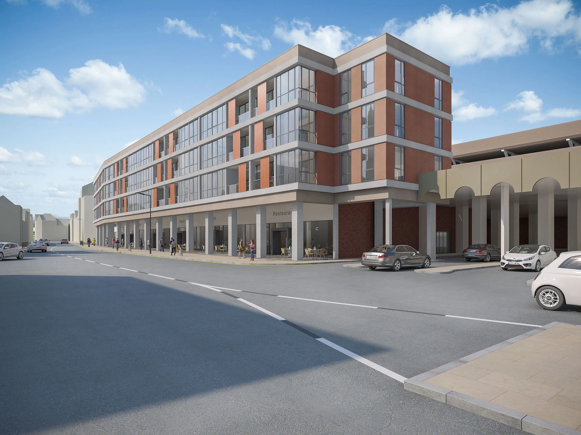 CGI of the redeveloped King William House.