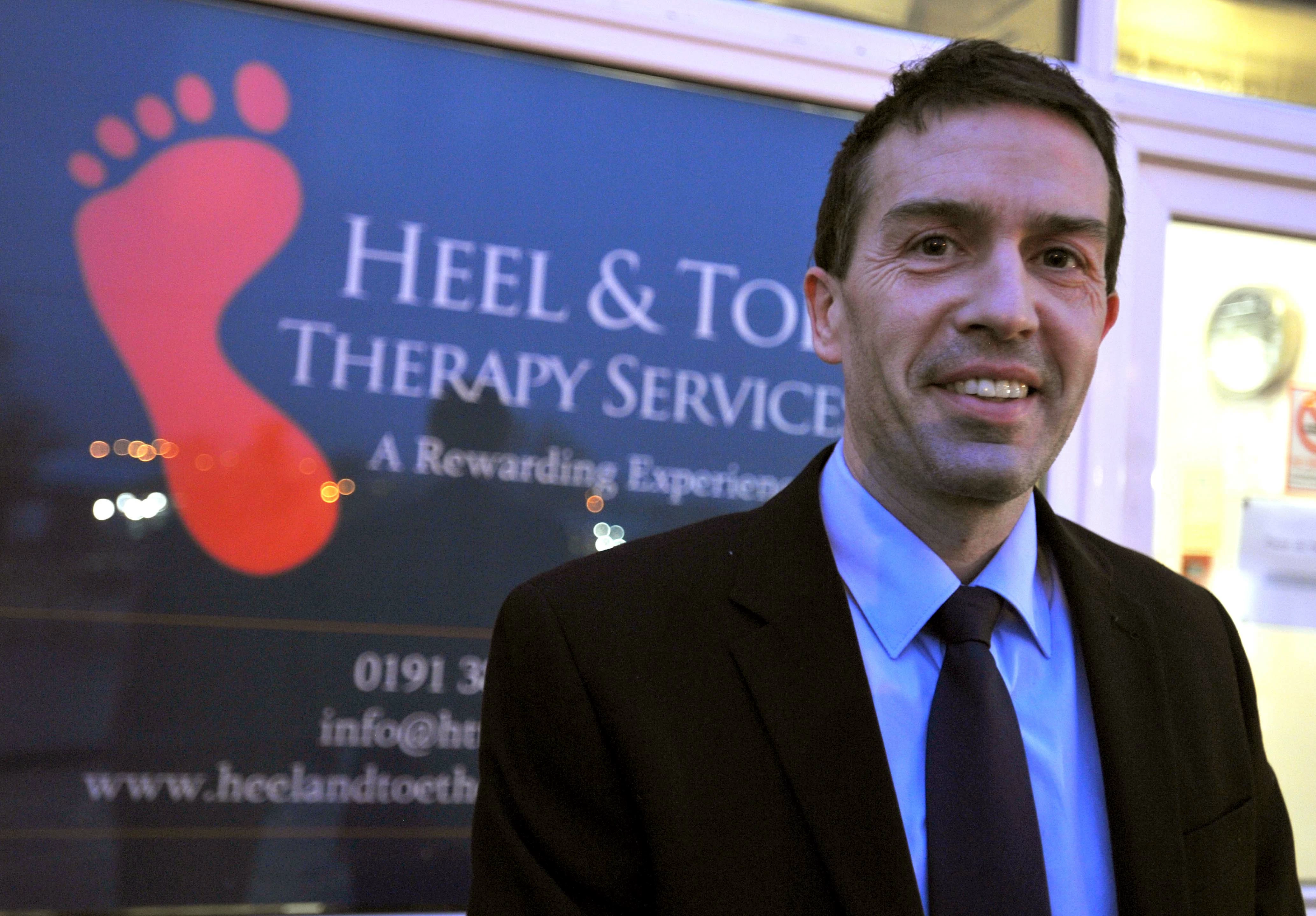 Doug Long CEO of Heel and Toe North East Children's Charity