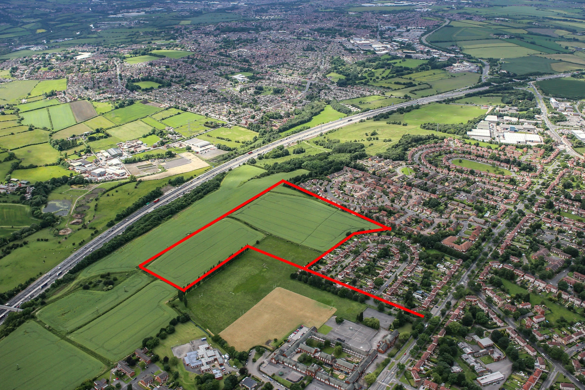 19.4 acres at Milton Road, Snapethorpe in Wakefield.