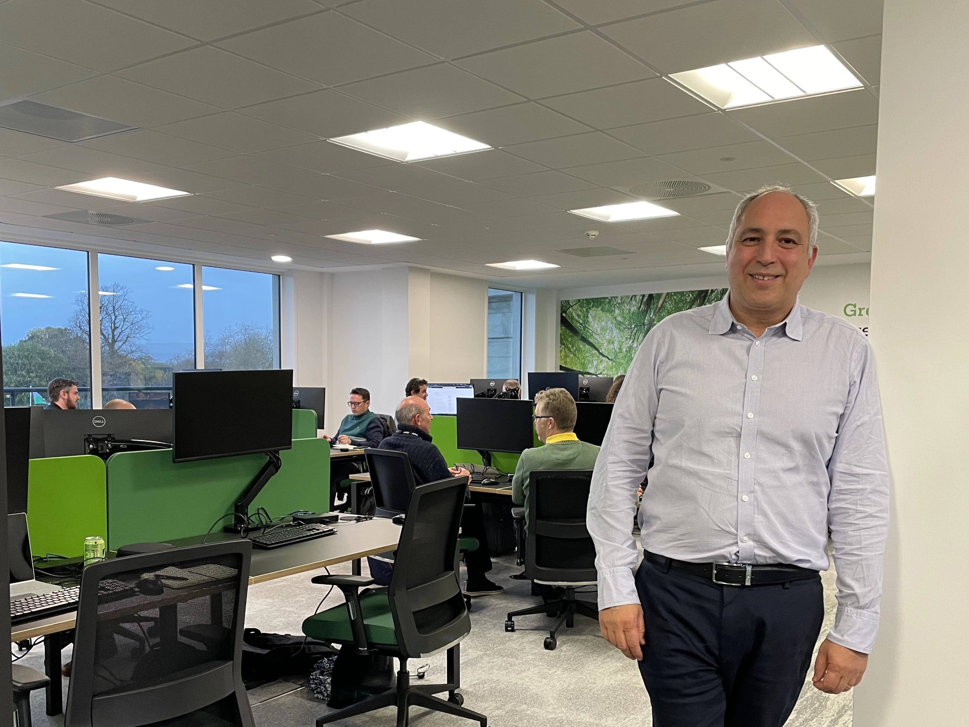 Des Lekerman, CEO at Kocho, in the new Cardiff office