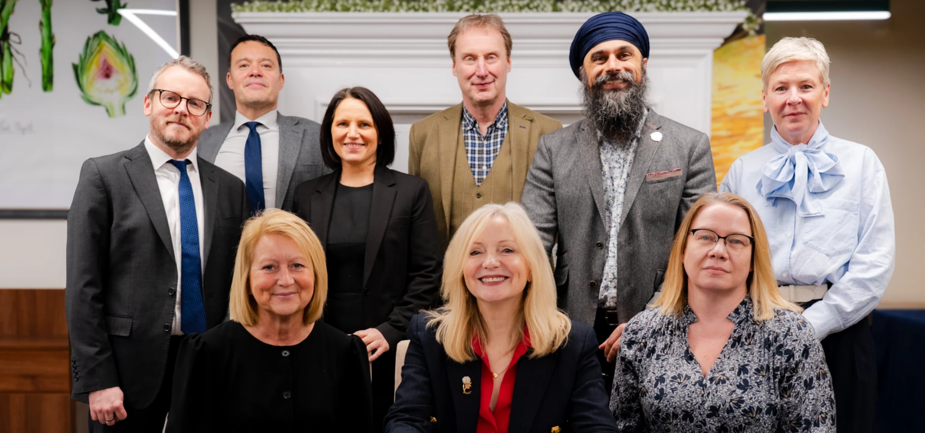 West Yorkshire mayor Tracy Brabin with the region's further education college principals