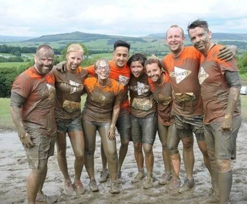 Mud, sweat and tears: hlw Keeble Hawson’s ‘Mind Over Mudders’. 