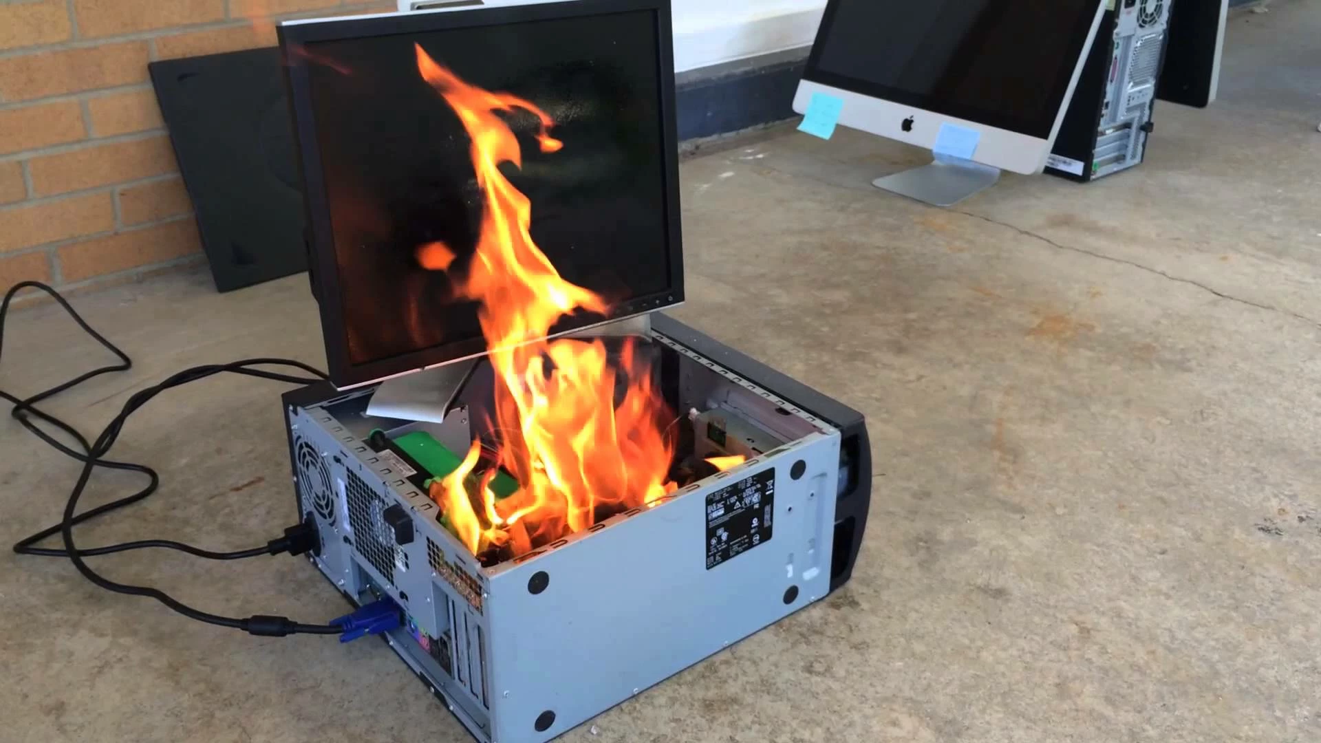 computer fire
