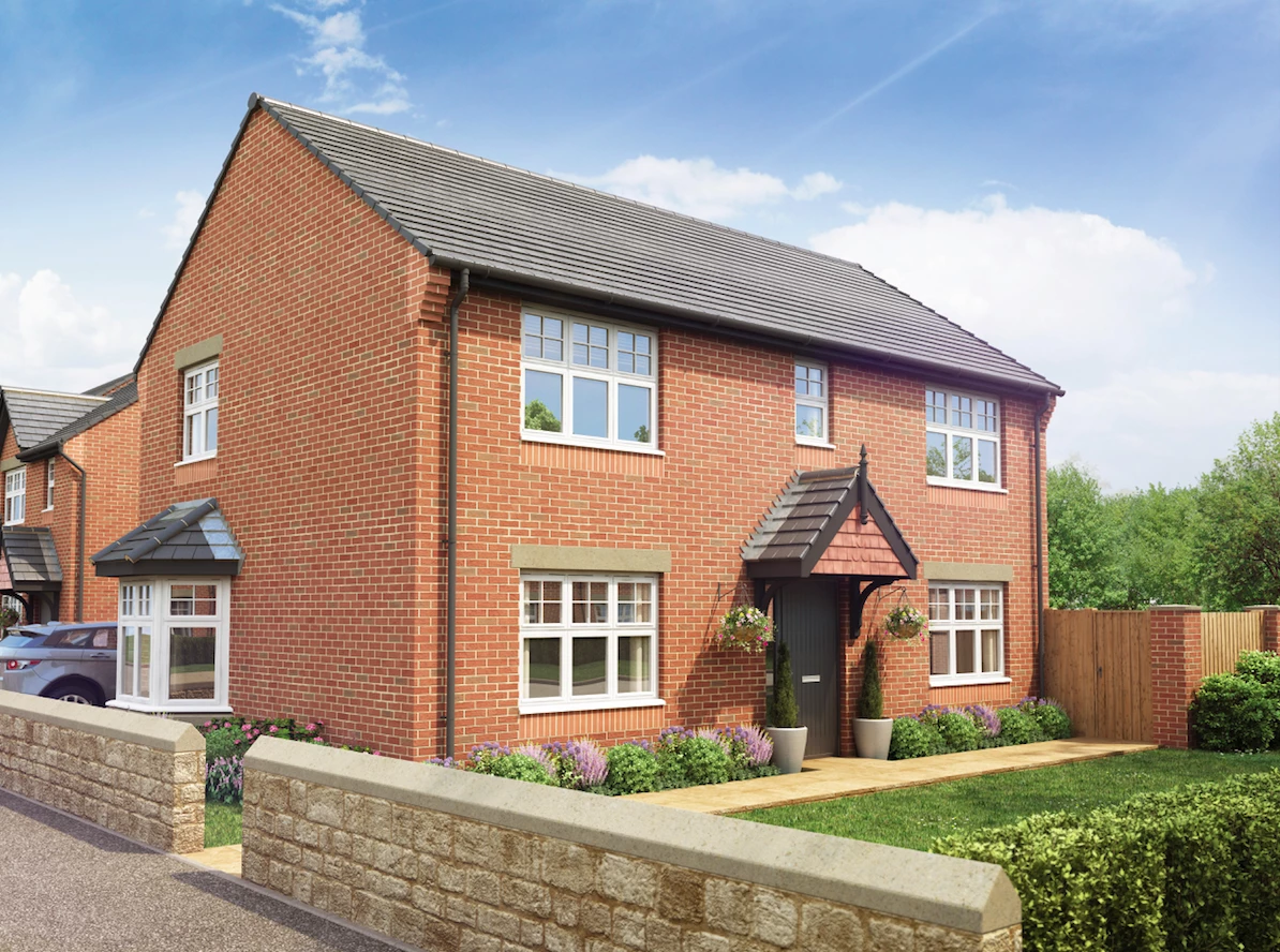 A CGI of one of the new properties at Penwortham