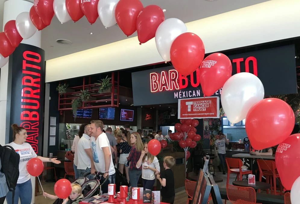 Barburrito fund raiser for Teenage Cancer Trust