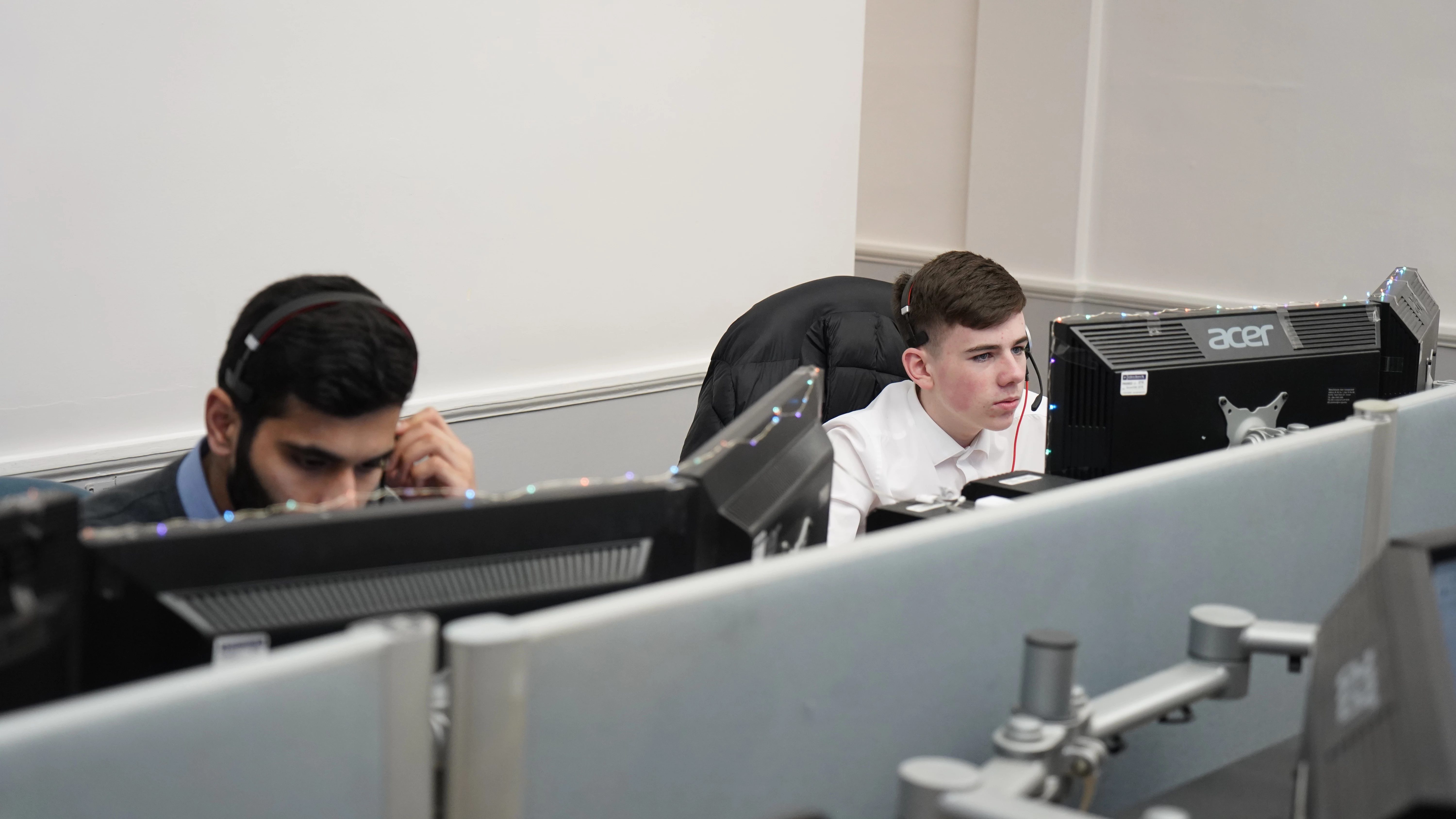 Pertemps apprentices Amir and Harry