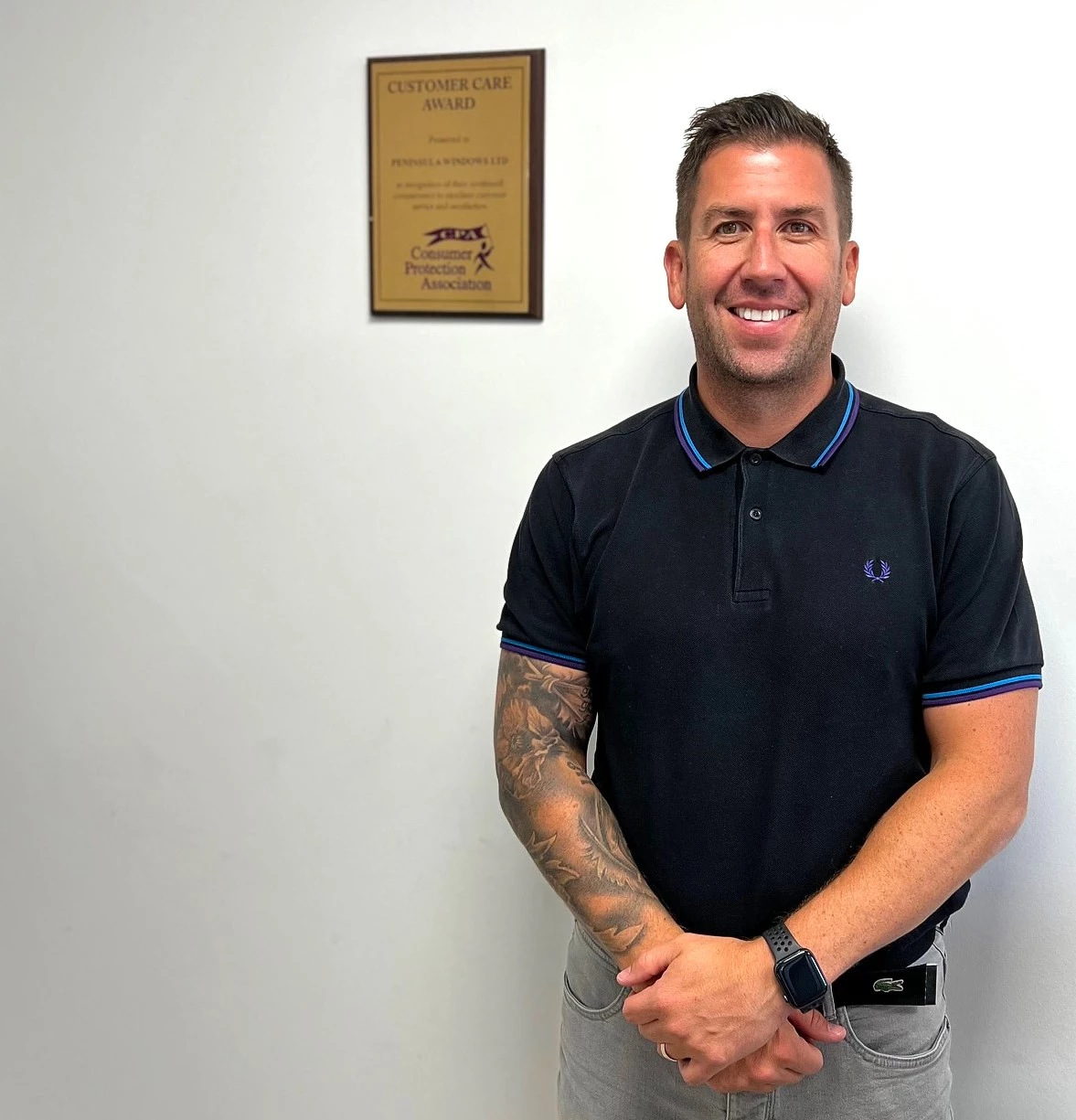 Peninsula sales director Dylan Hulse – a graduate of the popular Leading Business Growth programmes at Bangor University Business School