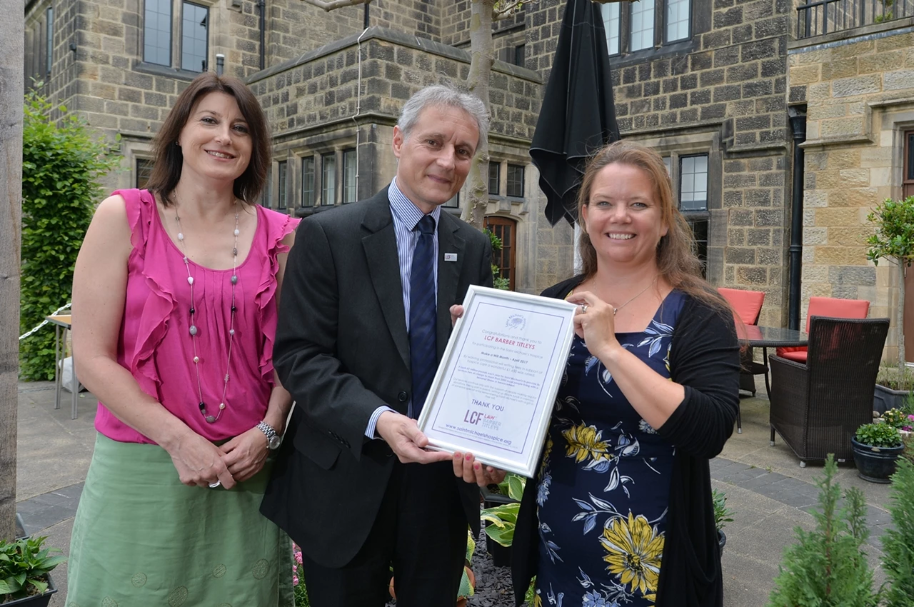 Helen Waterhouse, Mark Jones and Emma Vanson
