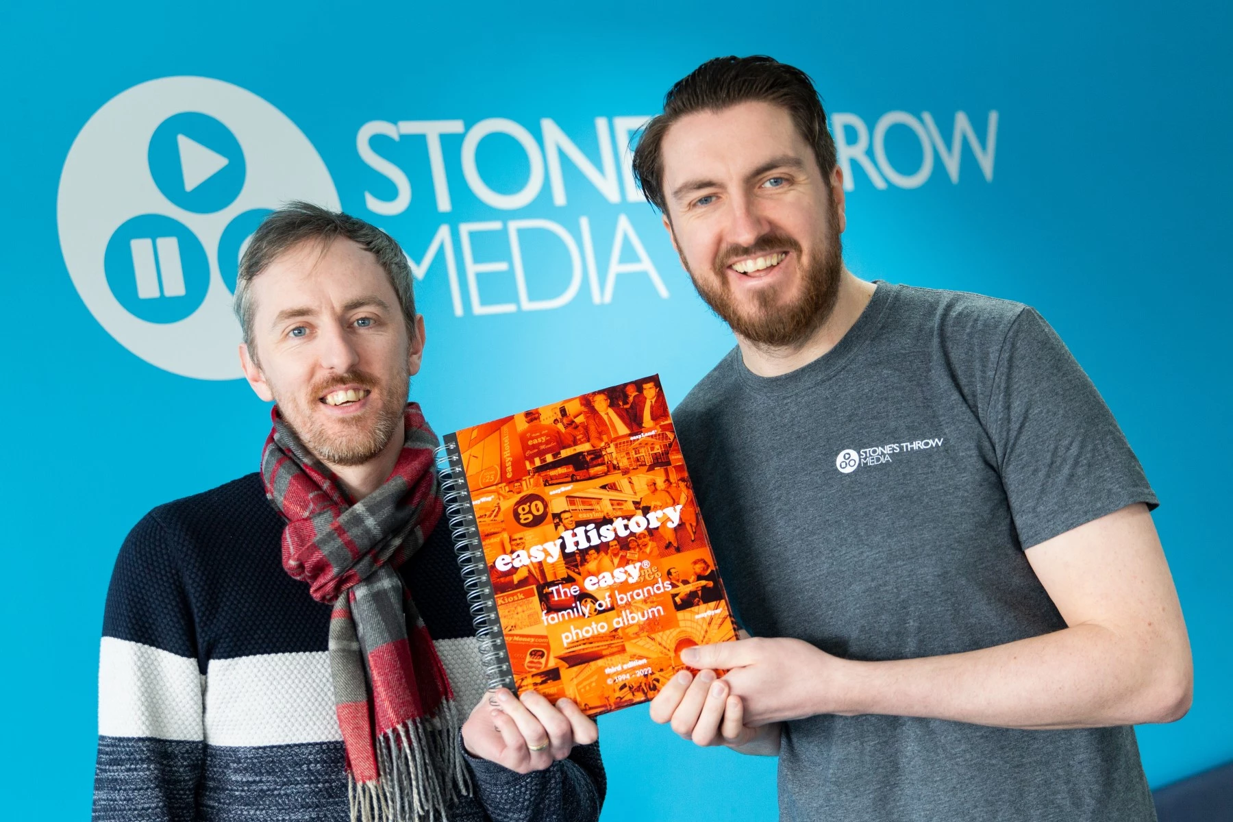 Stone's Throw Media animation project manager Jamie Cartwright and director Mike Chinn