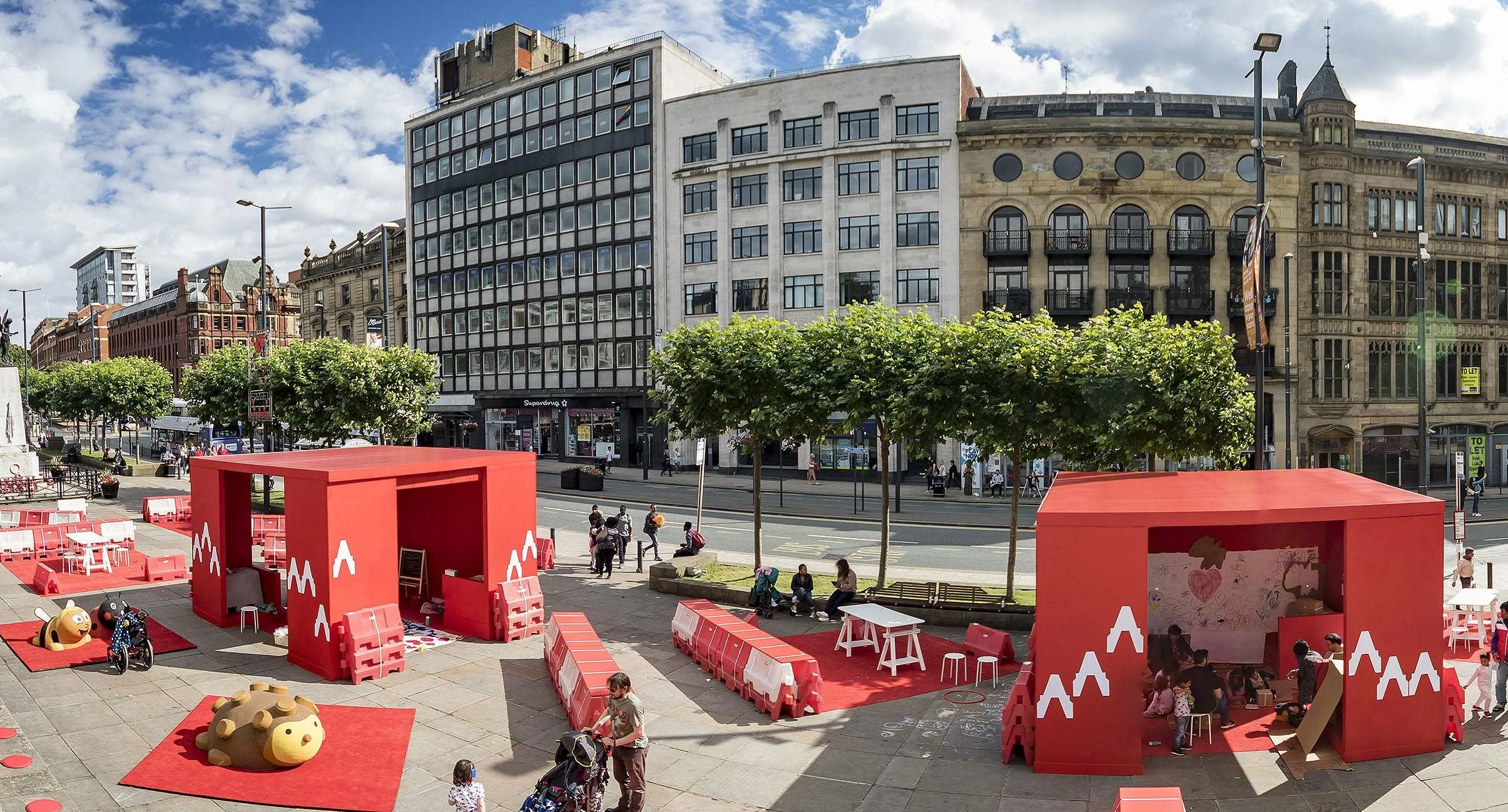 Park & Play Here installation by Adept and DLA Design